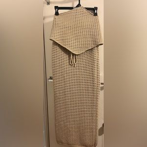 Gianni Bini Crotchet tube skirt and halter top